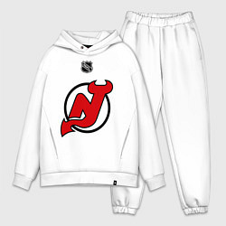 Мужской костюм оверсайз New Jersey Devils: Kovalchuk 17, цвет: белый