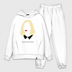 Мужской костюм оверсайз SKAM: Noora Amalie Saetre, цвет: белый