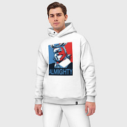 Мужской костюм оверсайз Моя геройская академия, цвет: белый — фото 2