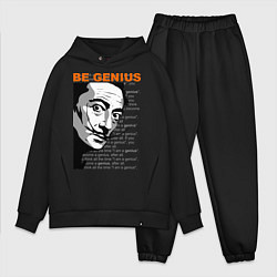 Мужской костюм оверсайз Dali: Be Genius цвета черный — фото 1