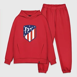 Мужской костюм оверсайз Atletico Madrid, цвет: красный