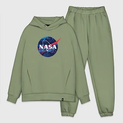Мужской костюм оверсайз NASA: Cosmic Logo
