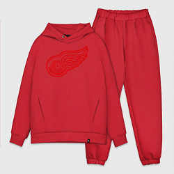 Мужской костюм оверсайз Detroit Red Wings: Pavel Datsyuk, цвет: красный