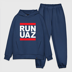 Мужской костюм оверсайз Run UAZ, цвет: тёмно-синий