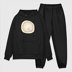 Мужской костюм оверсайз Пелемень, цвет: черный