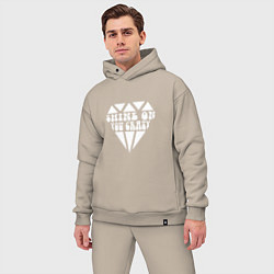 Мужской костюм оверсайз Shine on you crazy, цвет: миндальный — фото 2