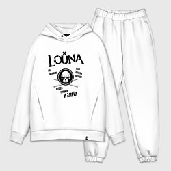 Мужской костюм оверсайз Louna: Громче и злей, цвет: белый