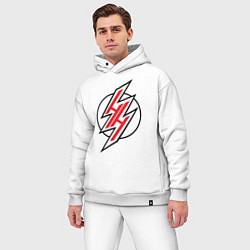 Мужской костюм оверсайз Hentai Heaven, цвет: белый — фото 2