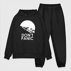 Мужской костюм оверсайз Elon: Don't Panic, цвет: черный
