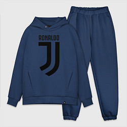 Мужской костюм оверсайз Ronaldo CR7, цвет: тёмно-синий