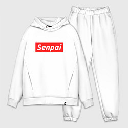 Мужской костюм оверсайз Senpai Supreme, цвет: белый