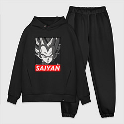 Мужской костюм оверсайз SAIYAN OBEY, цвет: черный