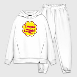 Мужской костюм оверсайз Chupa-Chups, цвет: белый