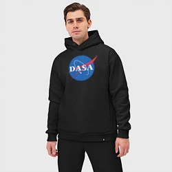Мужской костюм оверсайз NASA: Dasa, цвет: черный — фото 2