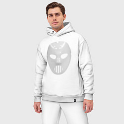 Мужской костюм оверсайз Angerfist Mask, цвет: белый — фото 2