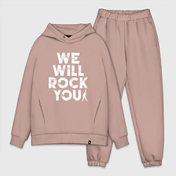 Мужской костюм оверсайз We Wil Rock You