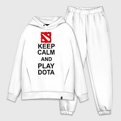 Мужской костюм оверсайз Keep Calm & Play Dota