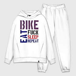 Мужской костюм оверсайз Bike eat sleep repeat