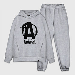 Мужской костюм оверсайз Animal Logo