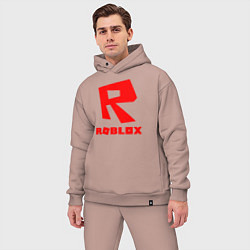 Мужской костюм оверсайз ROBLOX, цвет: пыльно-розовый — фото 2