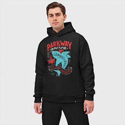 Мужской костюм оверсайз Parkway Drive: Unbreakable, цвет: черный — фото 2