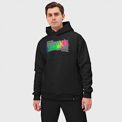 Мужской костюм оверсайз Mishka NYC x Tessa Violet, цвет: черный — фото 2