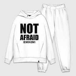 Мужской костюм оверсайз Not Afraid, цвет: белый