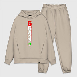 Мужской костюм оверсайз Скорости мотоцикла