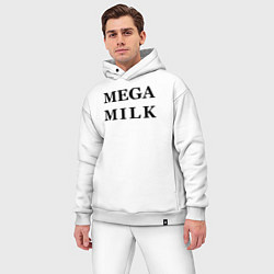 Мужской костюм оверсайз Billie Eilish: Mega Milk, цвет: белый — фото 2