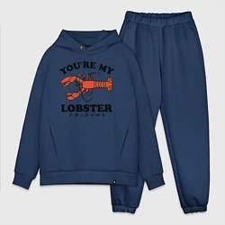 Мужской костюм оверсайз Youre my Lobster, цвет: тёмно-синий