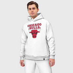 Мужской костюм оверсайз CHICAGO BULLS, цвет: белый — фото 2