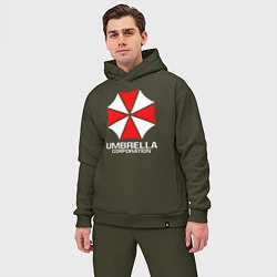 Мужской костюм оверсайз UMBRELLA CORP, цвет: хаки — фото 2