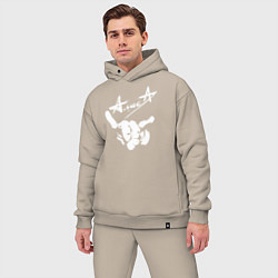 Мужской костюм оверсайз АлисА, цвет: миндальный — фото 2