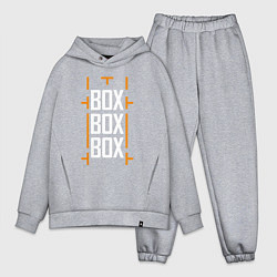Мужской костюм оверсайз Box box box, цвет: меланж
