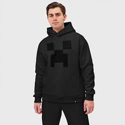 Мужской костюм оверсайз Minecraft, цвет: черный — фото 2