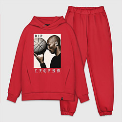Мужской костюм оверсайз Kobe - RIP Legend, цвет: красный