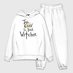 Мужской костюм оверсайз ВЕДЬМАКУ ЗАПЛАТИТЕ