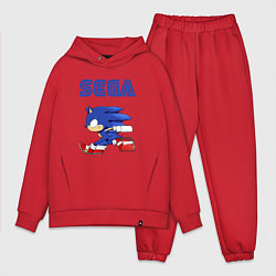 Мужской костюм оверсайз SEGA, цвет: красный