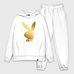 Мужской костюм оверсайз PLAYBOY GOLD, цвет: белый