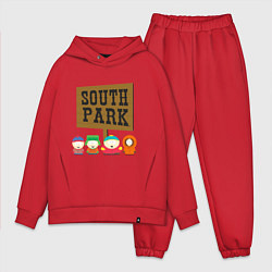 Мужской костюм оверсайз South Park, цвет: красный