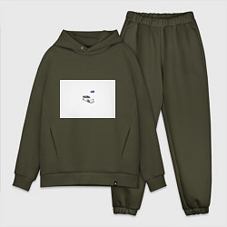 Мужской костюм оверсайз SUBARU, цвет: хаки