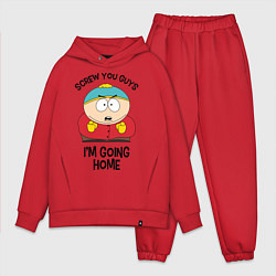 Мужской костюм оверсайз South Park, Эрик Картман, цвет: красный