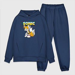 Мужской костюм оверсайз Sonic, цвет: тёмно-синий