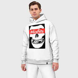 Мужской костюм оверсайз Misfits, цвет: белый — фото 2