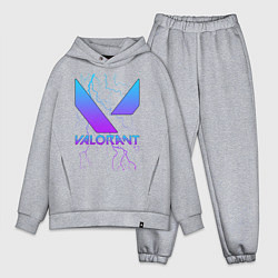 Мужской костюм оверсайз VALORANT, цвет: меланж