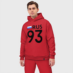 Мужской костюм оверсайз RUS 93 цвета красный — фото 2