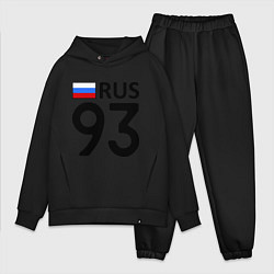 Мужской костюм оверсайз RUS 93, цвет: черный