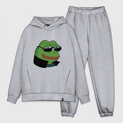 Мужской костюм оверсайз Pepe в очках EZ, цвет: меланж