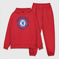 Мужской костюм оверсайз Chelsea FC, цвет: красный