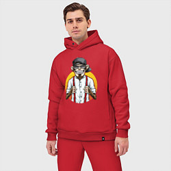 Мужской костюм оверсайз Monkey hipster, цвет: красный — фото 2